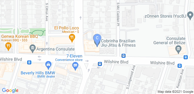 Map to Cobrinha Jiu Jitsu Academy 